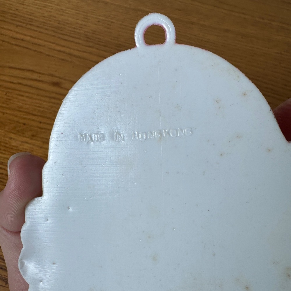 Vintage Santa Claus Bell Hanger Chain Christmas Decor Made in Hong Kong - Picture 4 of 8